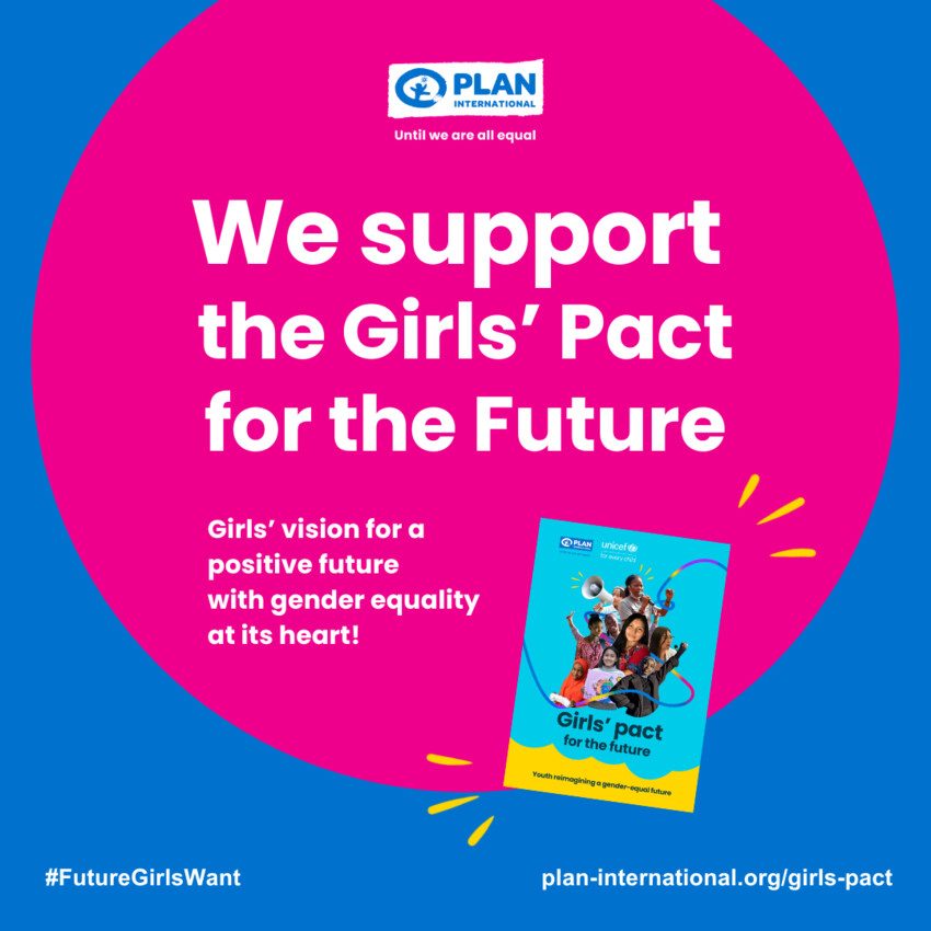 We support the Girls' Pact for the Future
